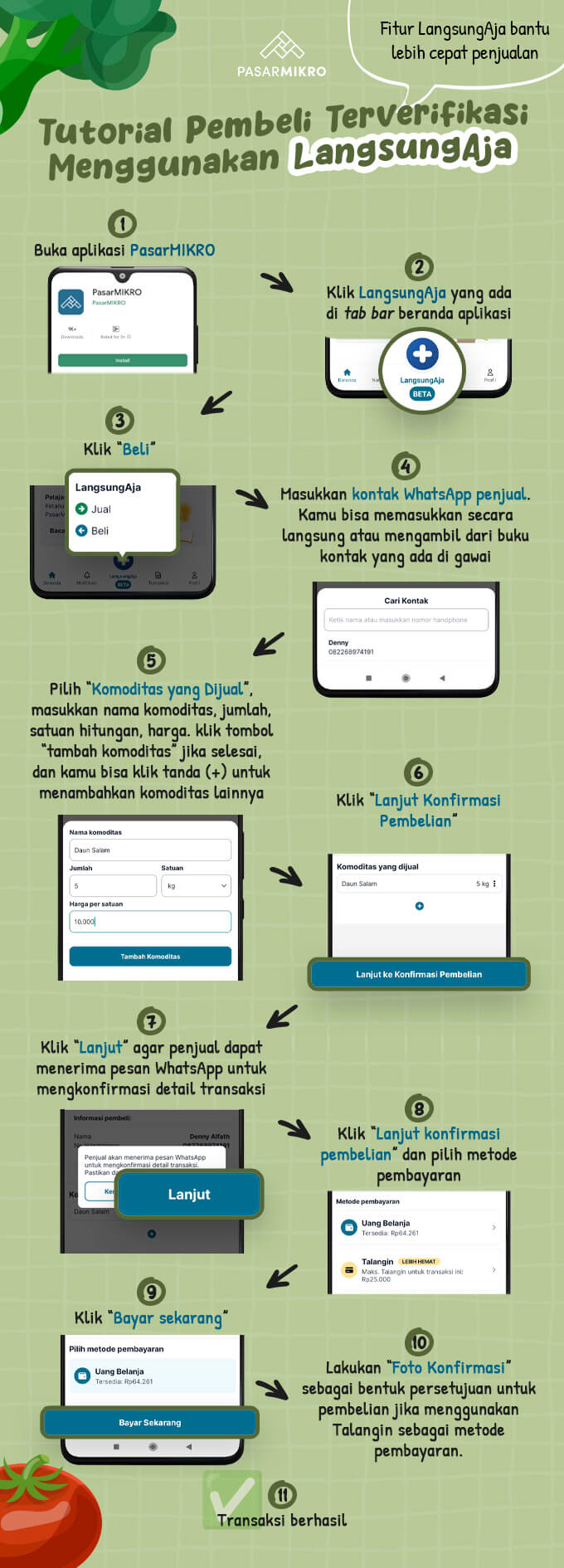 Cara Penggunaan Fitur LangsungAja untuk Pembeli